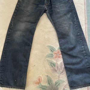 Diesel Zatiny Unisex Jeans 36 X 32 Dark Wash Original Boot Cut Price Drop